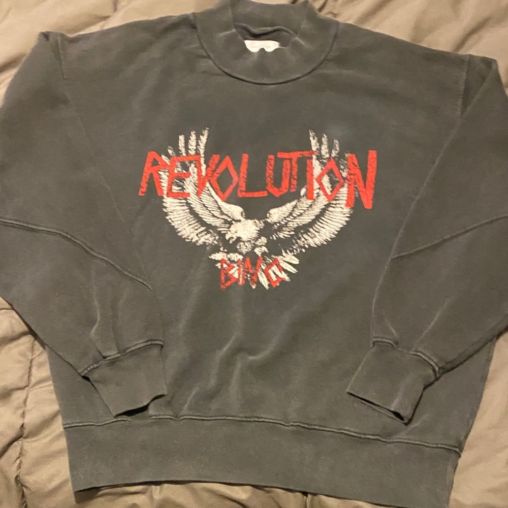 Anine Bing  mock neck sweatshirt